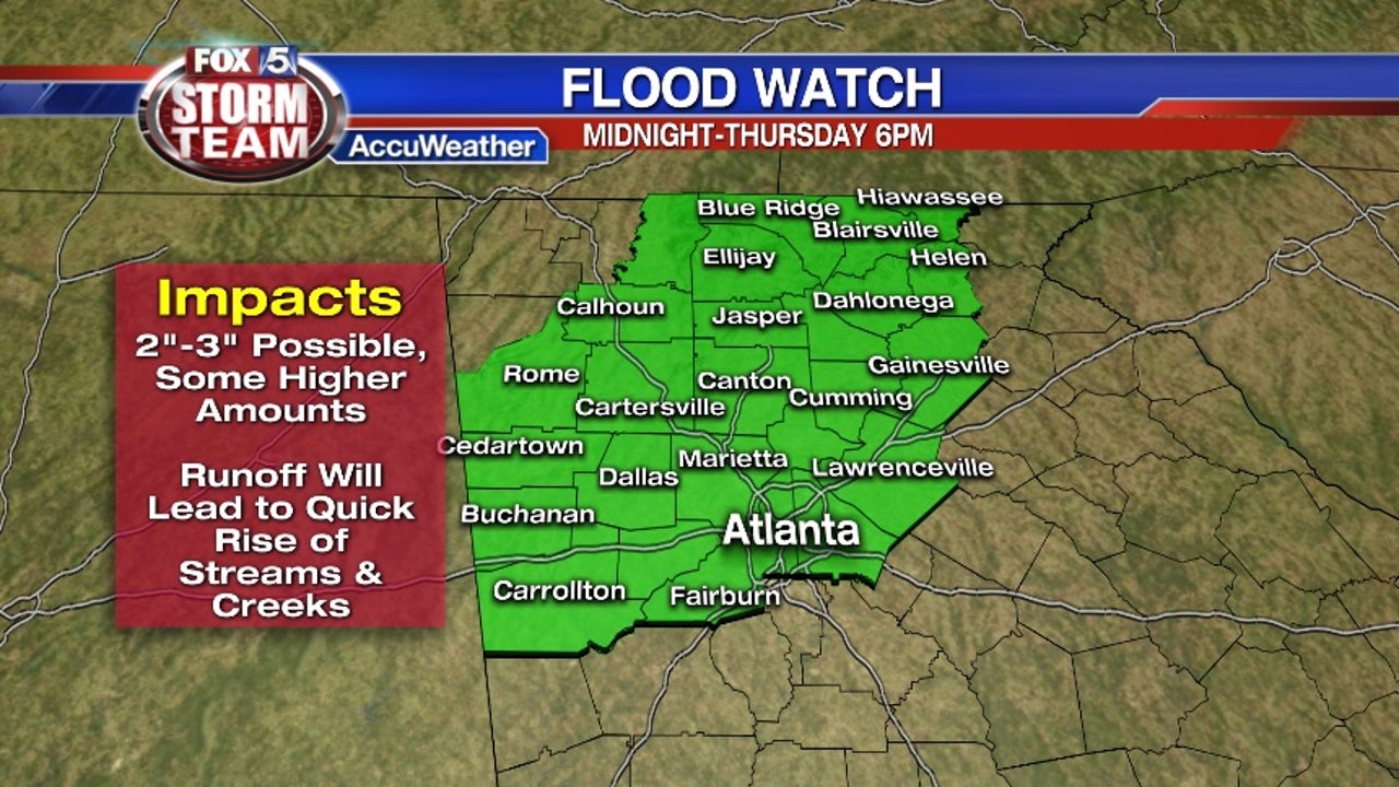 Flood Watch for Portions of until Thursday Evening
