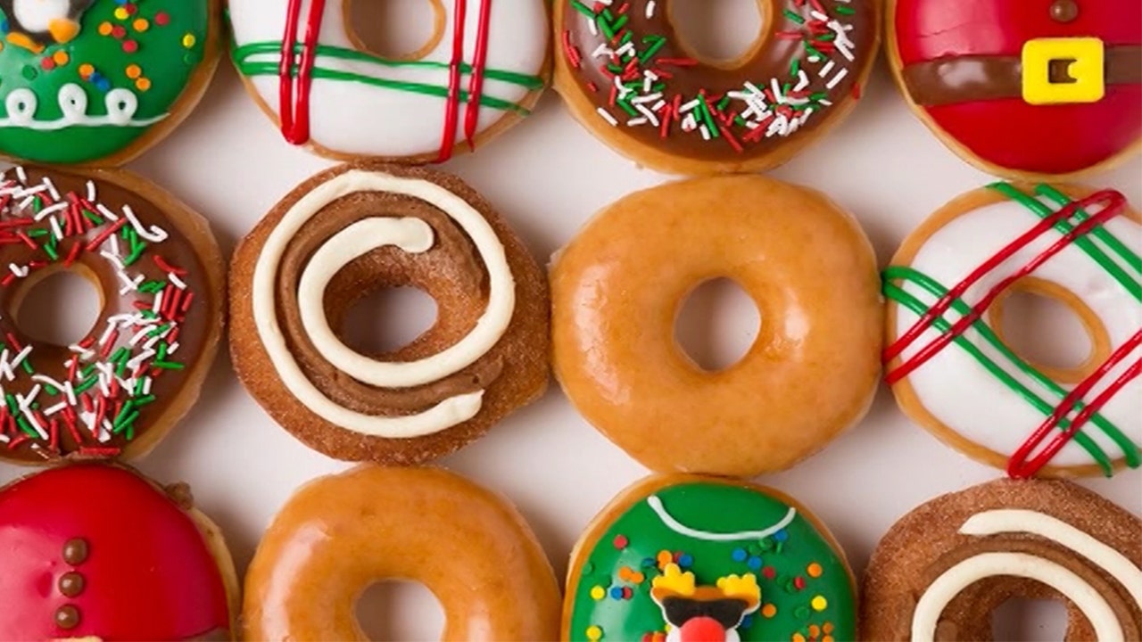 Krispy Kreme Christmas Donuts 2022 'Tis the season at Krispy Kreme with the return of holiday doughnuts Krispy Kreme Christmas Donuts 2022 'Tis the season at Krispy Kreme with the return of holiday doughnuts