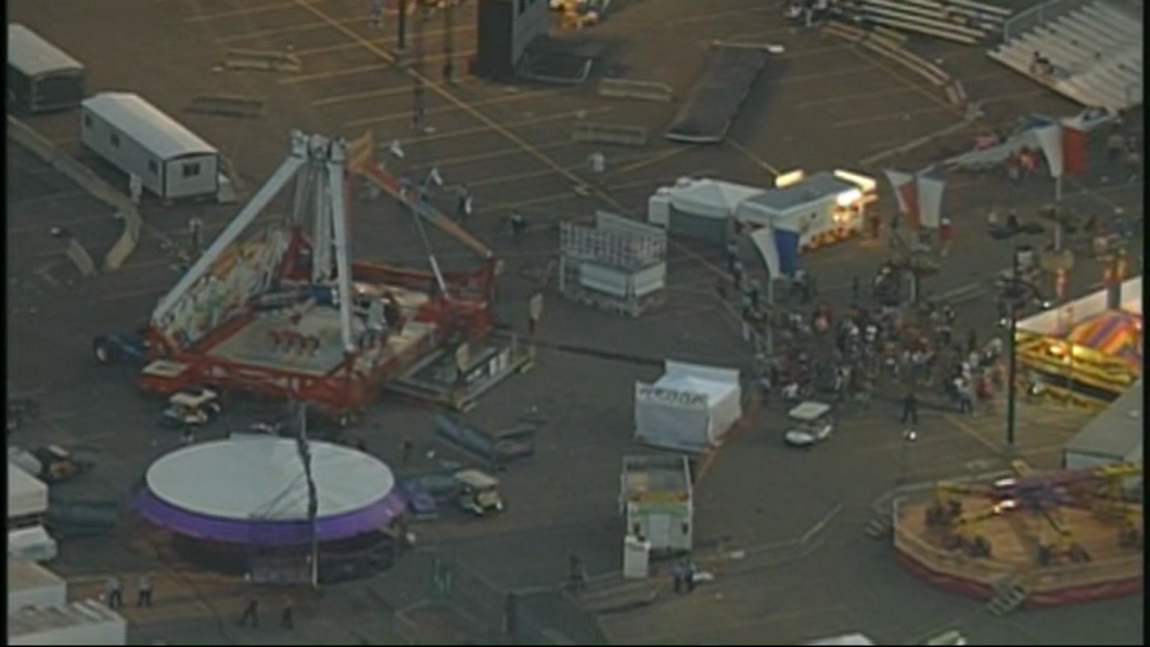 Spinning Ohio State Fair Ride Breaks Apart; 1 Dead, 7 Hurt