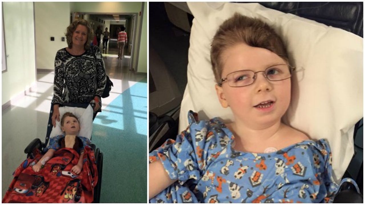 Tripp Halstead Goes Home after Hip Surgery