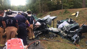 Sheriff: 5 killed after fleeing car slams into vehicle in Butts County