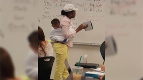 Student unable to find babysitter has help from professor who held, fed baby during 3-hour lecture