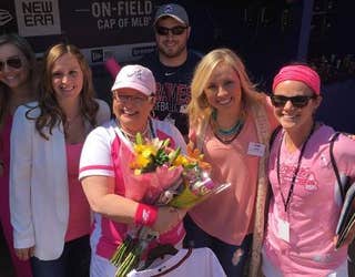 She's honorary bat girl for Atlanta Braves, Community