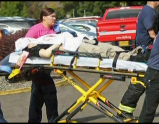 Scene from the Umpqua Community College massacre