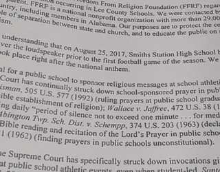 Prayer Protest Held At Alabama High School Football Game Fox 5 Atlanta