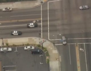 Police pursuit of stolen car suspect on LA streets-407068.jpg
