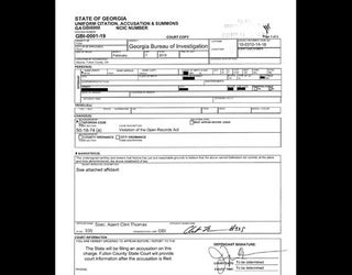 First ever criminal citation for violating the Open Records Act