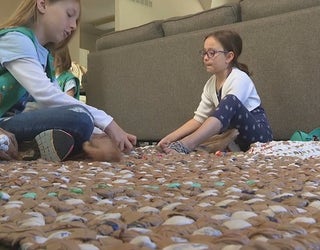 Georgia Girl Scout Troop Recycles Bags Into Beds For Homeless