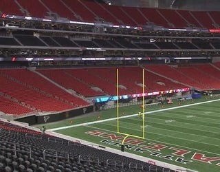 Mercedes-Benz Stadium roof has leak before National Championship Game