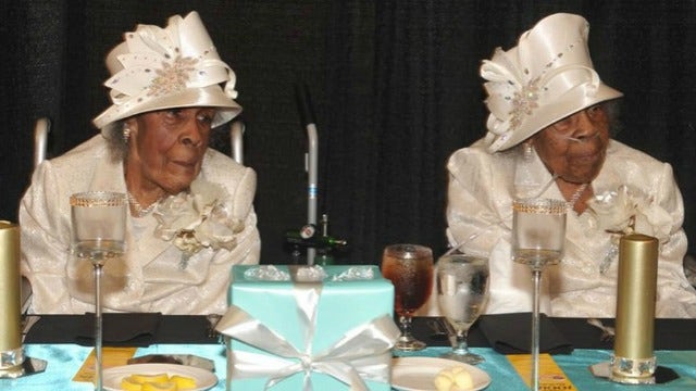 PHOTOS: Identical twins celebrate 100th birthday in Georgia