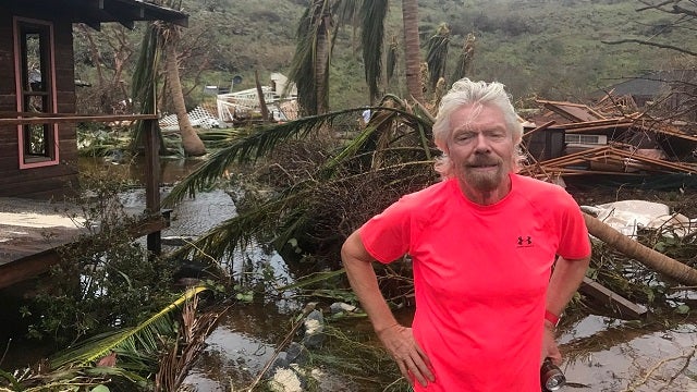 Richard Branson shares photos of damage on private island after Irma