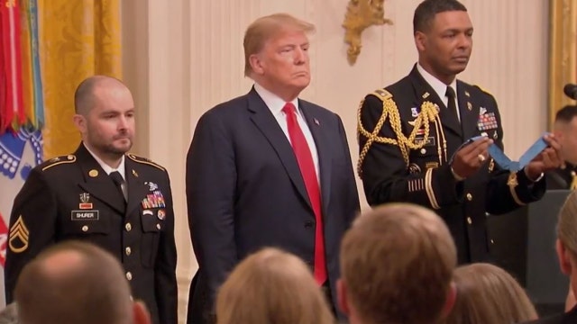 Former Army medic receives Medal of Honor, awarded by President Trump