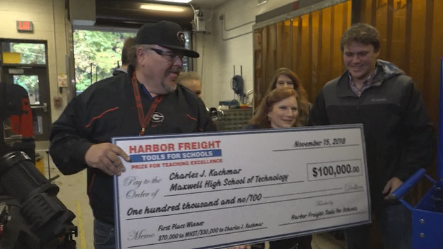 Gwinnett County teacher wins $100K grant