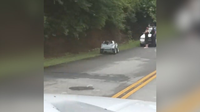 Police: No DUI for woman riding toy truck on SC road