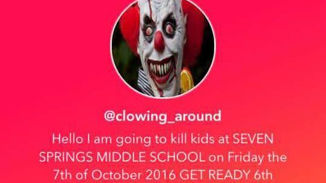Arrest made in 'creepy clown' threat to Pasco school