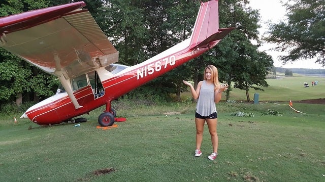 Yikes! Emergency landing on Peachtree City golf course
