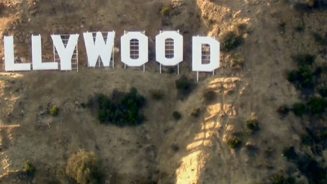 WATCH: Man climbs legendary Hollywood Sign