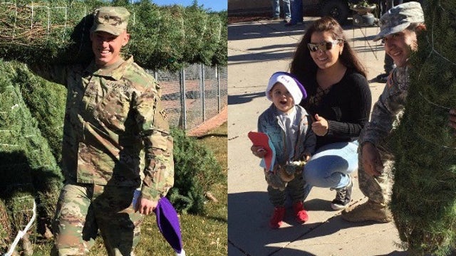 FedEX delivers 18,000 Christmas Trees to U.S. Service members and families