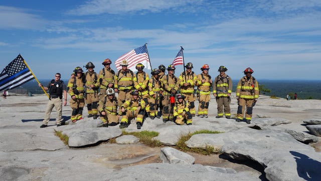 Fire department to climb Stone Mountain on September 11