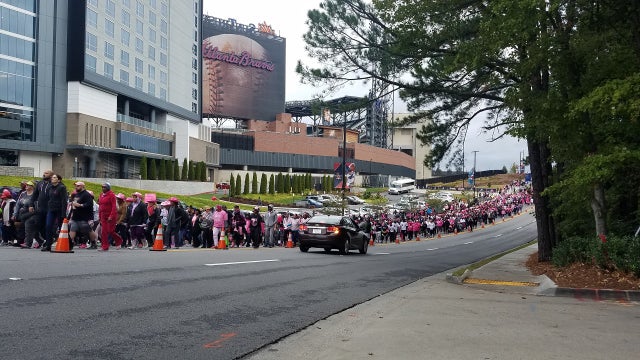American Cancer Society Making Strides Against Breast Cancer walk