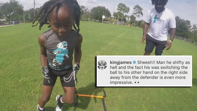 Athletes take notice as Tampa 7-year-old takes Instagram by storm