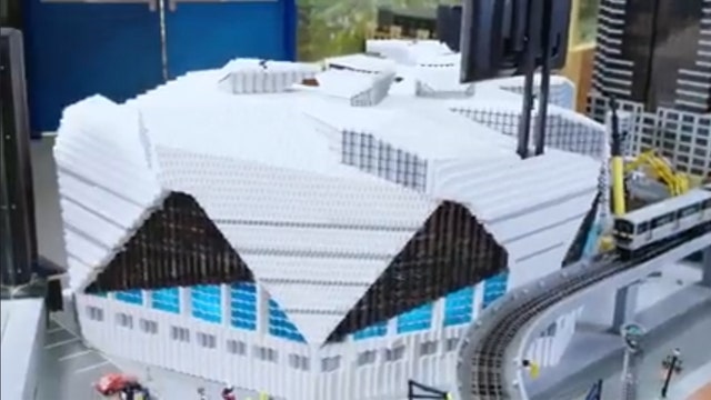 Legoland builds mini Mercedes-Benz for Super Bowl