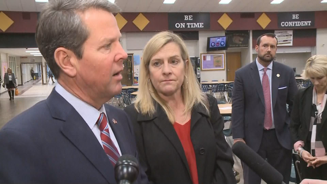 Gov. Brian Kemp toured APEX schools