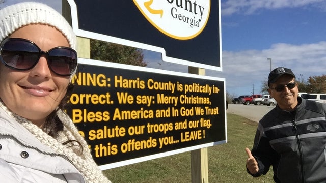Georgia Sheriff Posts Sign to ‘Stir People's Belief'