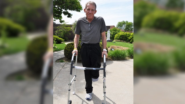 Farmer uses pocket knife to amputate leg caught in machinery