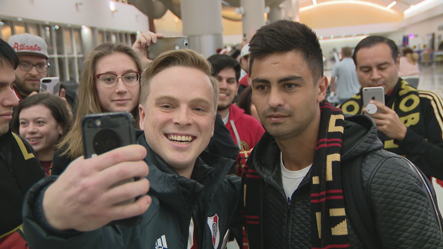 Gonzalo 'Pity' Martinez arrives in Atlanta