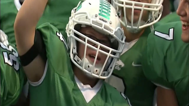 Water boy with Down syndrome scores a touchdown for mom