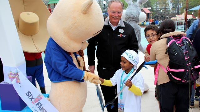 Make-A-Wish Child named Honorary Six Flags Park President