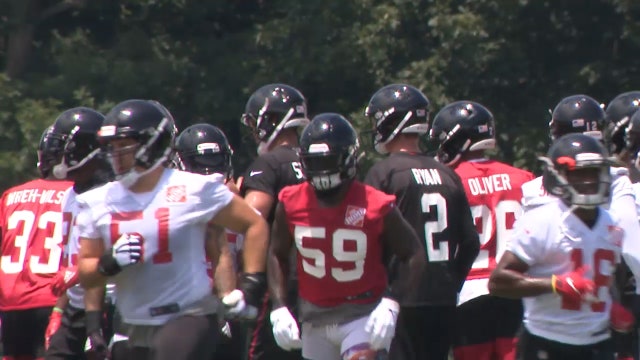 No shows, no problem at Falcons minicamp