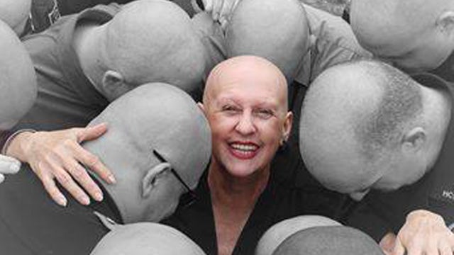 Hernando County deputies shave heads in support of jail nurse fighting cancer