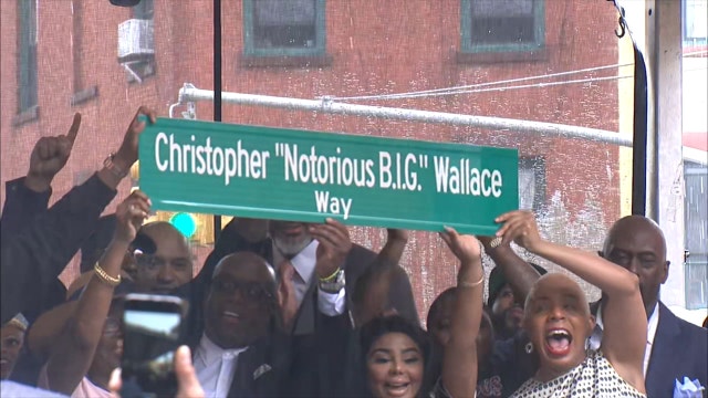 Street renamed for rap legend Notorious B.I.G.