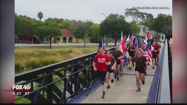 Double-amputee veteran running 31 marathons in 31 days