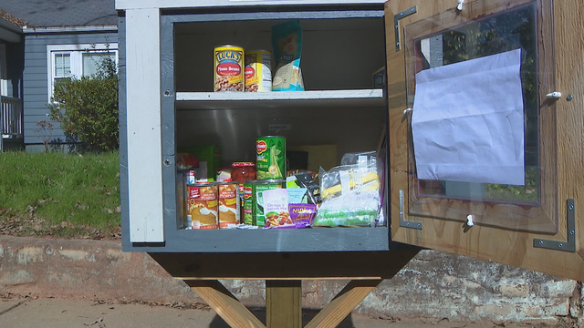 'Little Free Pantries' replace 'Little Free Libraries' this season