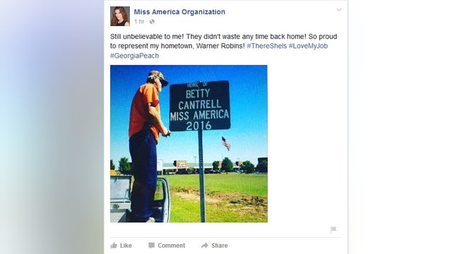 Warner Robins Shows Their Pride in Being the Home of Miss America