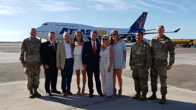 EXCLUSIVE: Brian Kemp, family welcome National Guard home from deployment