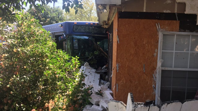 CapMetro bus crashes into home, officials say