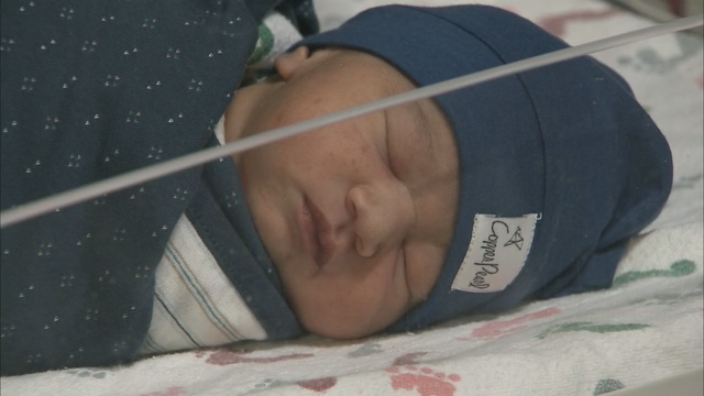 Baby born at midnight on New Year's Day in Atlanta