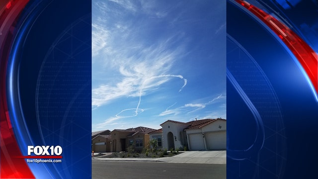 Luke Air Force Base officials respond after photo of "penis contrail" surfaces