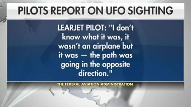Eerie audio: Pilots report UFO above Arizona