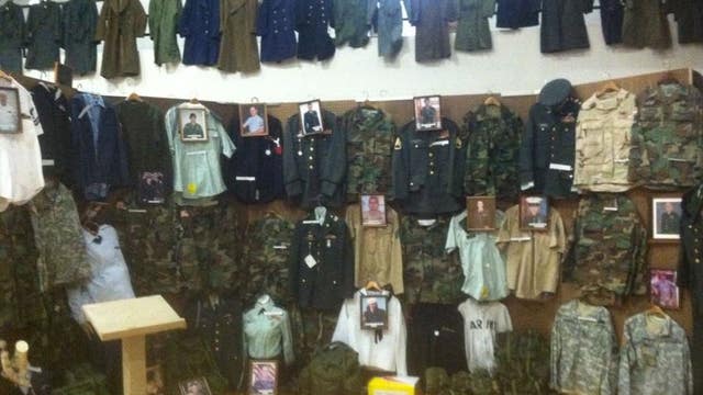 Minnesota man's military memorabilia collection goes on display for Veterans Day