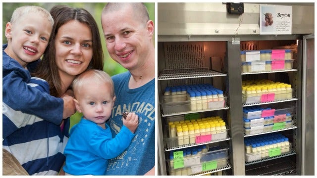 Mother Donates 92 Gallons of Breast Milk in Honor of Stillborn Son