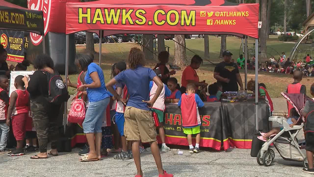 Atlanta Hawks hosts back-to-school event