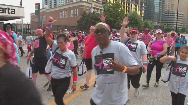 Hundreds march in Atlanta's More Than Pink Walk
