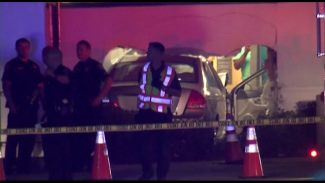 Car smashes into North Carolina hospital