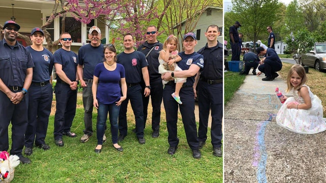 Prince George's County Fire Department spends Easter with family of firefighter who died of cancer