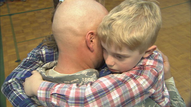 WATCH: Deployed father surprises his kids at school